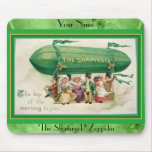 Vintage St. Patrick's "The Shamrock" Zeppelin Mouse Pads