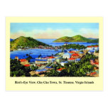 Vintage St. Thomas Virgin Islands Post Card