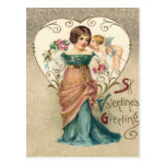 Vintage St. Valentine Greeting Postcard