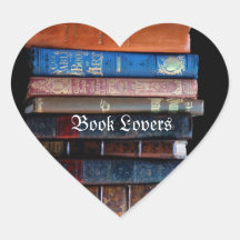 VIntage Stack of Old Books Stickers