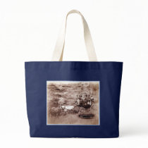 Vintage Stage Coach Tote Bags