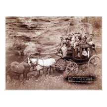 Vintage Stage Coach Postcards