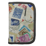 Vintage Stamp Collage Planner Folio