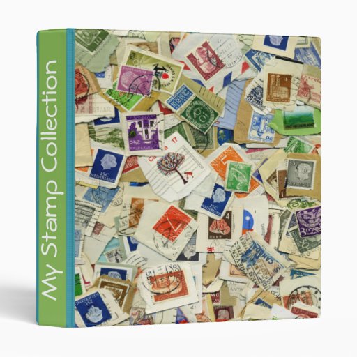Vintage Stamp Collection Binder Zazzle