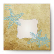 Vintage Starfish envelope