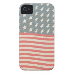 Vintage Stars and Stripes Grunge iPhone 4 Case