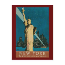 Vintage Statue of Liberty Postcard