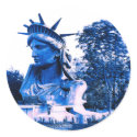 Vintage Statue of Liberty stickers