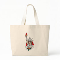 Vintage Statue Of LIberty Tattoo bags