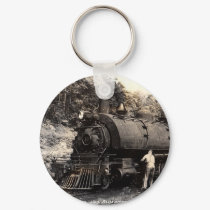 Vintage-Steam Train Keychain by forbes1954 Vintage-Steam Train Keychain
