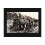 Vintage-Steam Train Postcard
