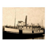 Vintage Steamboat Islander Post Card