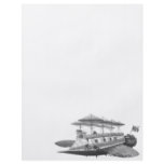 Vintage Steampunk Airship Eclipse Personalized Flyer