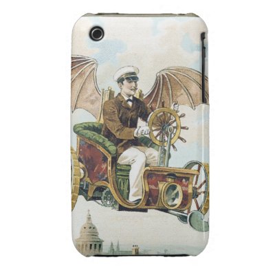 vintage steampunk flying machines art iphone 3 case Casemate_case vintage steampunk flying machines art iphone 3 case Casemate_case