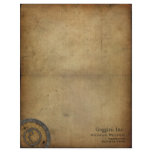 Vintage Steampunk Monogram P Letterhead