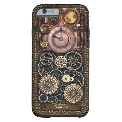 Vintage Steampunk Timepiece Redux #2 Tough iPhone 6 Case