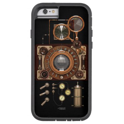 Vintage Steampunk TLR Camera Dark Tough Xtreme iPhone 6 Case