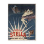 Vintage Stella gasoline advertisment Postcards