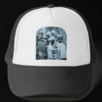 Vintage Stereoview - Christmas Delivery hats