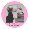 Vintage Sticker ~ Sixties Beehive Hairdo by Regella Vintage Sticker ~ Sixties Beehive Hairdo