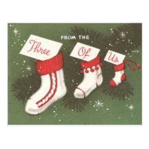 Vintage Stockings Post Cards