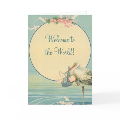 baby welcome cards