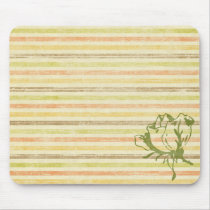 Vintage Stripe Mousepad by kristindelmain Vintage Stripe Mousepad