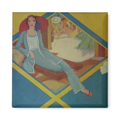 Vintage Style 1931 Fridge Magnets by archemedes