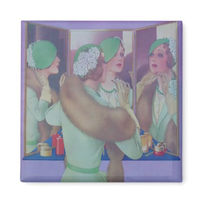 Vintage Style 1932 Fridge Magnet by archemedes