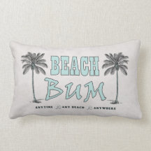 Vintage Style Beach Bum Pillows