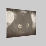 Vintage Style Black Cat canvas prints