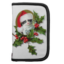 Vintage Style Christmas Kitten Organizer