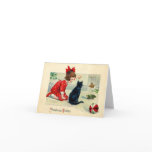 Vintage-Style Christmas Wishes Cards
