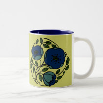 Vintage-Style Cobalt mugs by litabug Vintage-Style Cobalt mugs