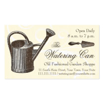 Vintage Style Florist or Garden Shop, Gardening business cards