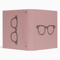 vintage style glasses binders