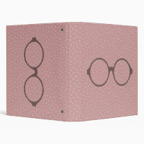 vintage style glasses binders