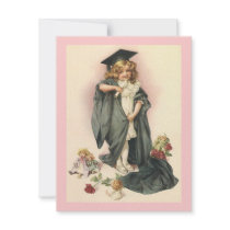 VINTAGE STYLE GRADUATION INVITATION ~EZ2 CUSTOMIZE