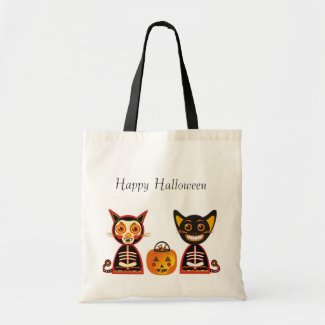 Vintage Style Happy Halloween bag