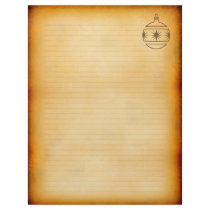 Vintage Style Holiday Letterhead