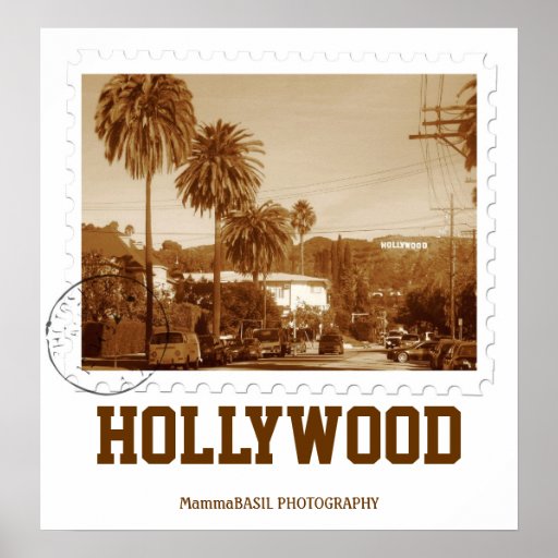 Vintage Style Hollywood Poster! Poster | Zazzle