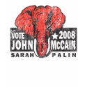 Vintage Style John Mccain Presidential t-shirts