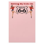 Vintage Style "Kicks" Stationery Customize Saying