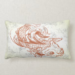 vintage style koi vector illustration throw pillows vintage style koi vector illustration throw pillows