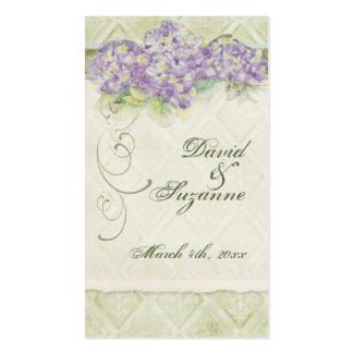 Vintage Style Lilac Hydrangea - Favor Gift Tags profilecard