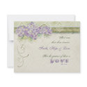Vintage Style Lilac Hydrangea - Save the Date Card invitations