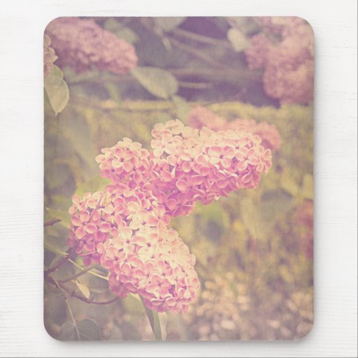 Vintage Style Lilacs Mousepads