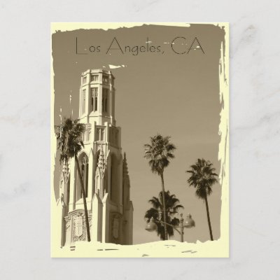 Vintage Clothing Stores  Angeles on Super Cool Vintage Style Los Angeles Postcard Photo By Mammabasil