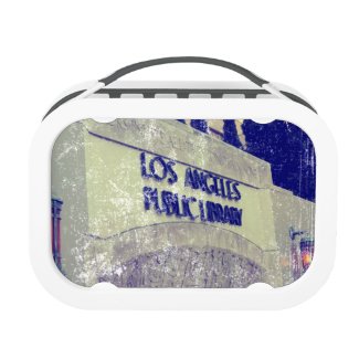 Vintage Style Los Angeles Public Library.png Yubo Lunch Box