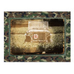 Vintage Style Military Jeep Postcards